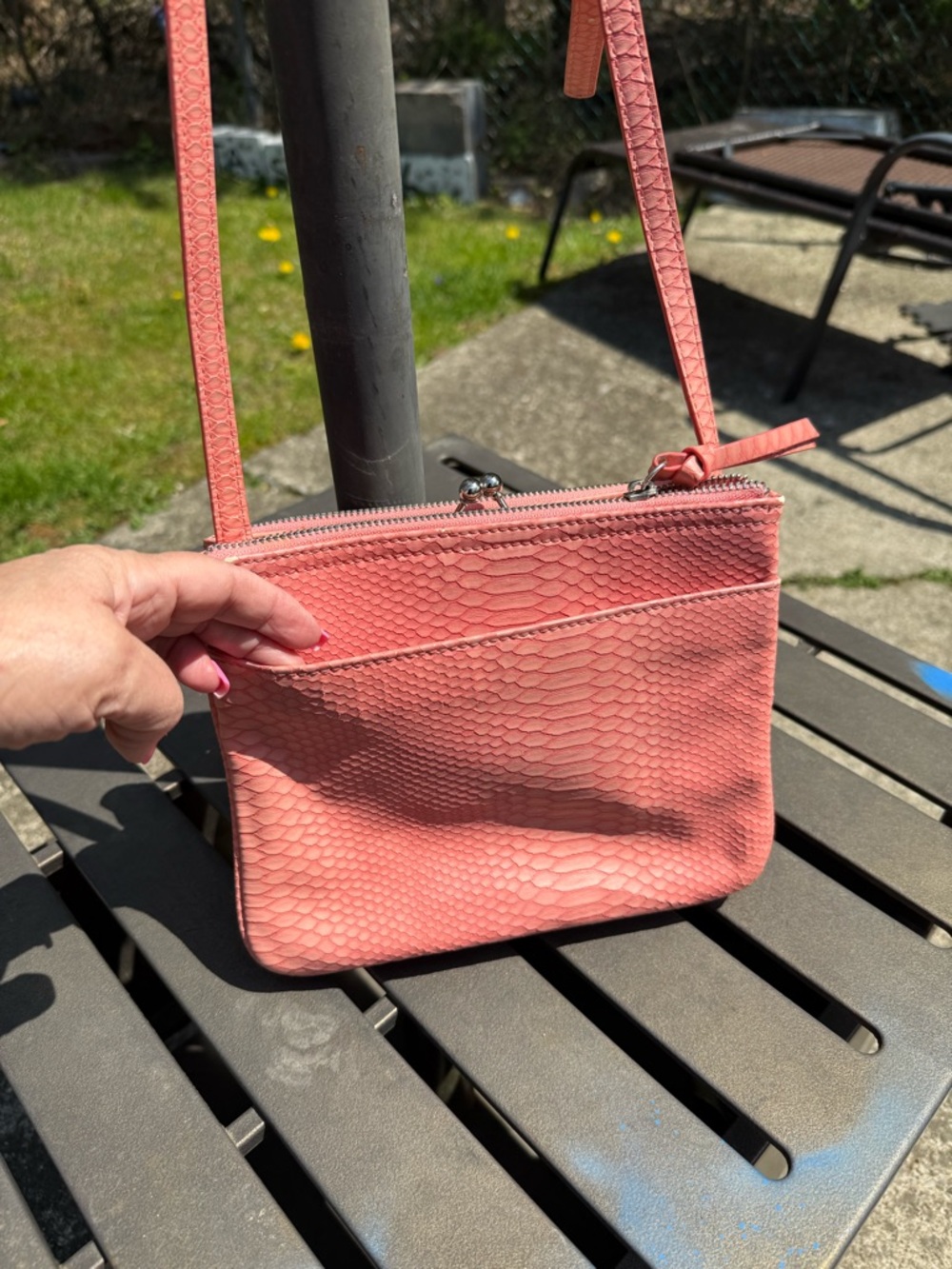 Nine West Coral Textured Crossbody Bag - Picture 4 of 4